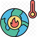 Temperatura Caliente Temperatura Globo Icon