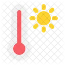 Temperatura caliente  Icono