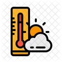 Temperatura caliente  Icono