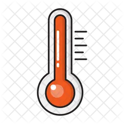 Temperatura caliente  Icono