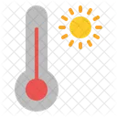 Temperatura caliente  Icono