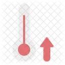 Temperatura caliente  Icono