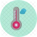 Temperatura Caliente Clima Pronostico Icon