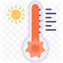 Temperatura caliente  Icono