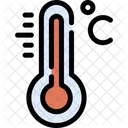 Temperatura caliente  Icono