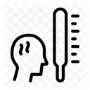 Temperatura Febre Termometro Ícone