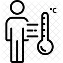 Temperatura corporal  Ícone