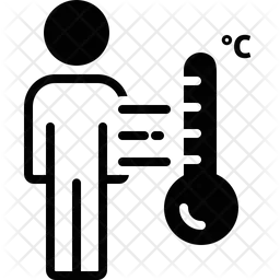 Temperatura corporal  Icono