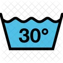 Agua Temperatura Roupas Icon