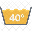 Agua Temperatura Roupas Icon