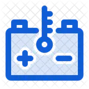 Temperatura Da Bateria Bateria Do Carro Potencia Ícone