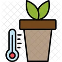 Temperatura de la planta  Icono