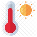 Temperatura de verano  Icono