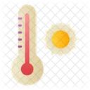 Temperatura de verano  Icono