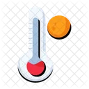 Temperatura De Verano Temperatura Calida Clima Calido Icono