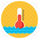 Temperatura Del Agua Monitor De Temperatura Sensor De Agua Icono