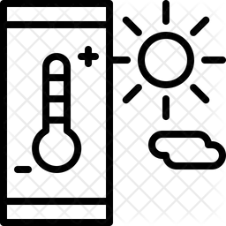 Temperatura diurna  Ícone
