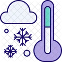 Frio Temperatura Clima Icon