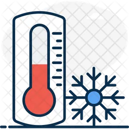 Temperatura fría  Icono