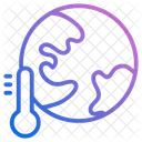 Temperatura Global Mundo Poluicao Ícone