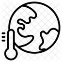 Temperatura Global Mundo Poluicao Ícone