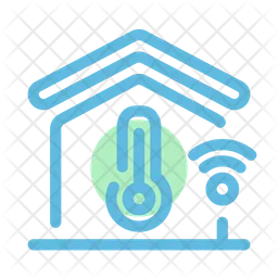 Temperatura del hogar inteligente  Icono