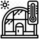 Temperatura del invernadero  Icono