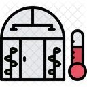 Invernadero Temperatura Termometro Icono
