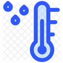 Temperatura Termometro Lluvia Icon