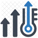 Temperatura mudanças climáticas  Icon