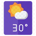 Temperatura Prevision Tiempo Icon