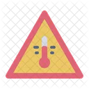 Temperatura quente  Ícone