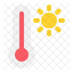 Temperatura quente  Ícone