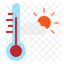 Temperatura quente  Ícone