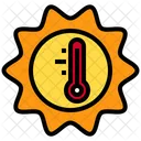 Temperatura quente  Ícone