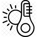 Temperatura Termometro Sol Icon