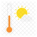 Temperatura quente  Ícone