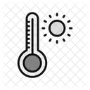 Temperatura quente  Ícone