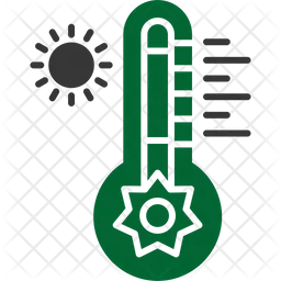 Temperatura quente  Ícone