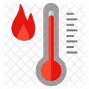 Temperatura quente  Ícone