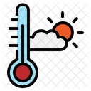Temperatura quente  Ícone
