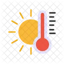 Temperatura del sol  Icono