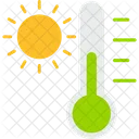 Temperatura del sol  Icono