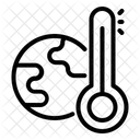 Temperatura Calentamiento Global Ecologia Icono
