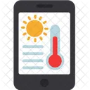 Verificacao De Temperatura Termometro Temperatura Ícone