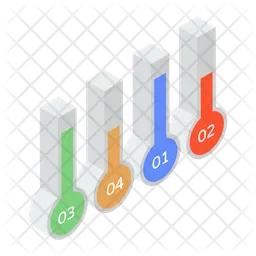 Temperaturdiagramm  Symbol