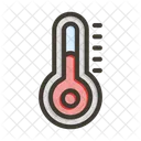 Thermometer Weather Medical Icon
