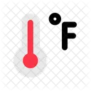 Temperature Fahrenheit Thermal Icon