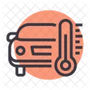 Temperature Car Thermometer Icon