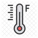 Temperature Thermometer Reading Icon